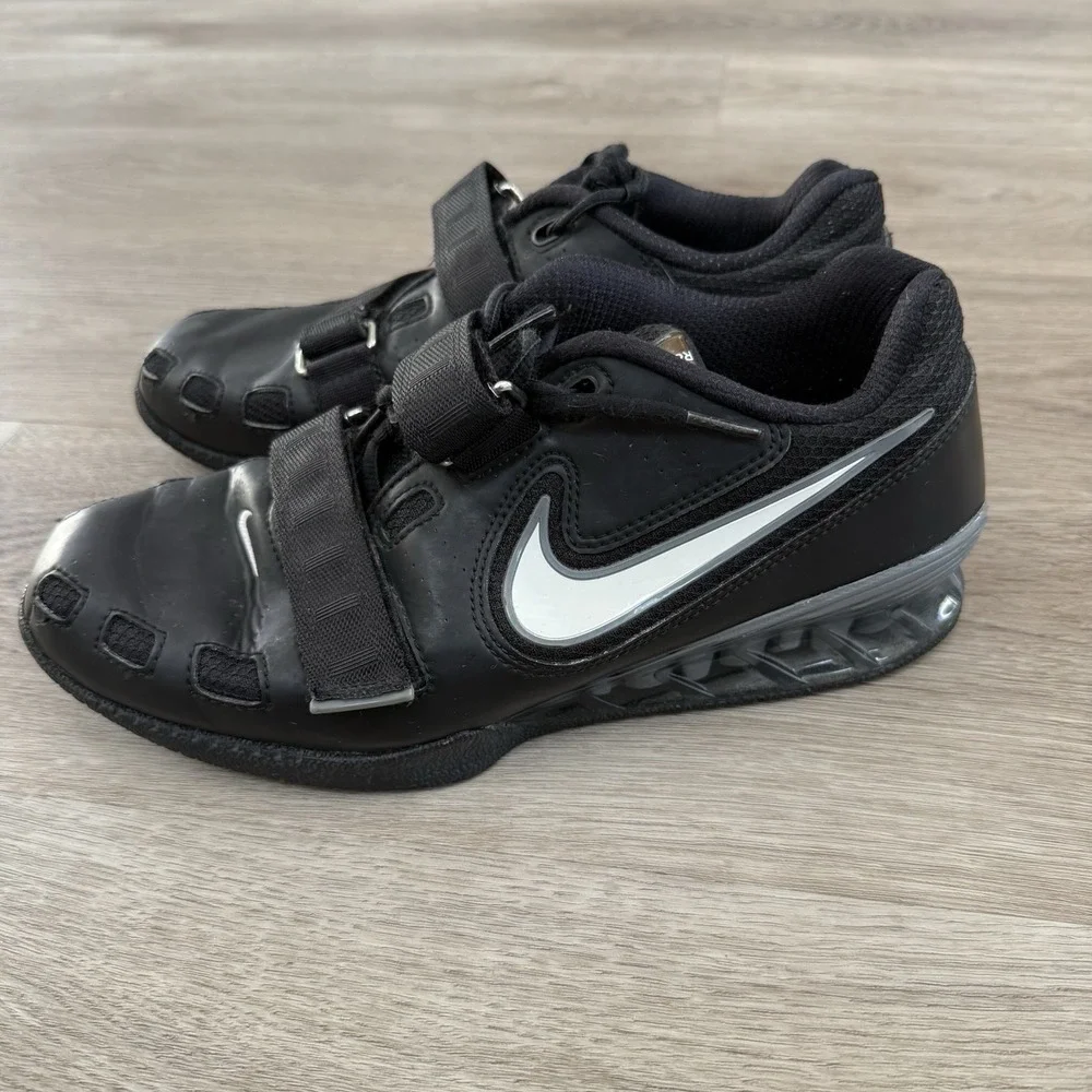Nike Romaleos 2 Power Bridge Weightlifting Shoes Mens Size 8.5 Black 476927-001